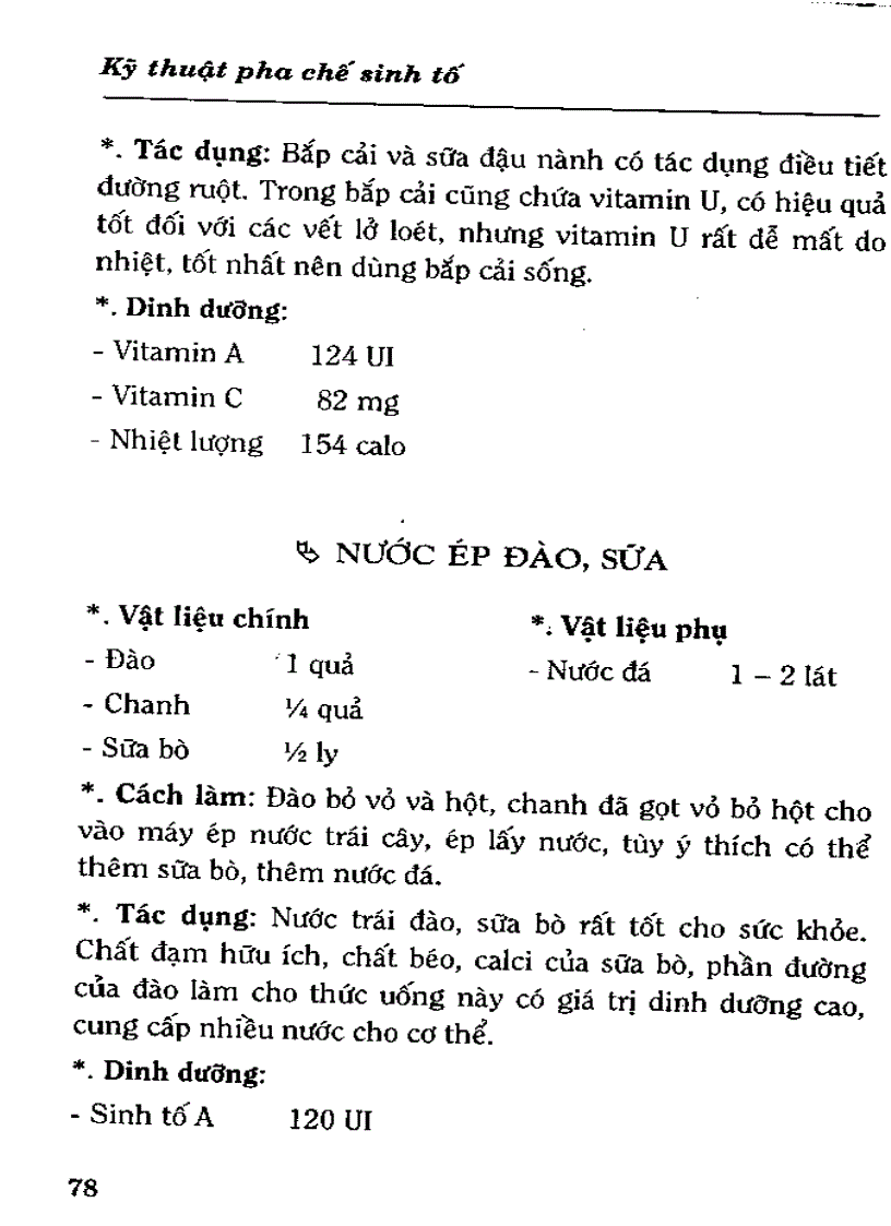 image for page Kỹ thuật pha chế sinh tố làm đẹp trị bệnh