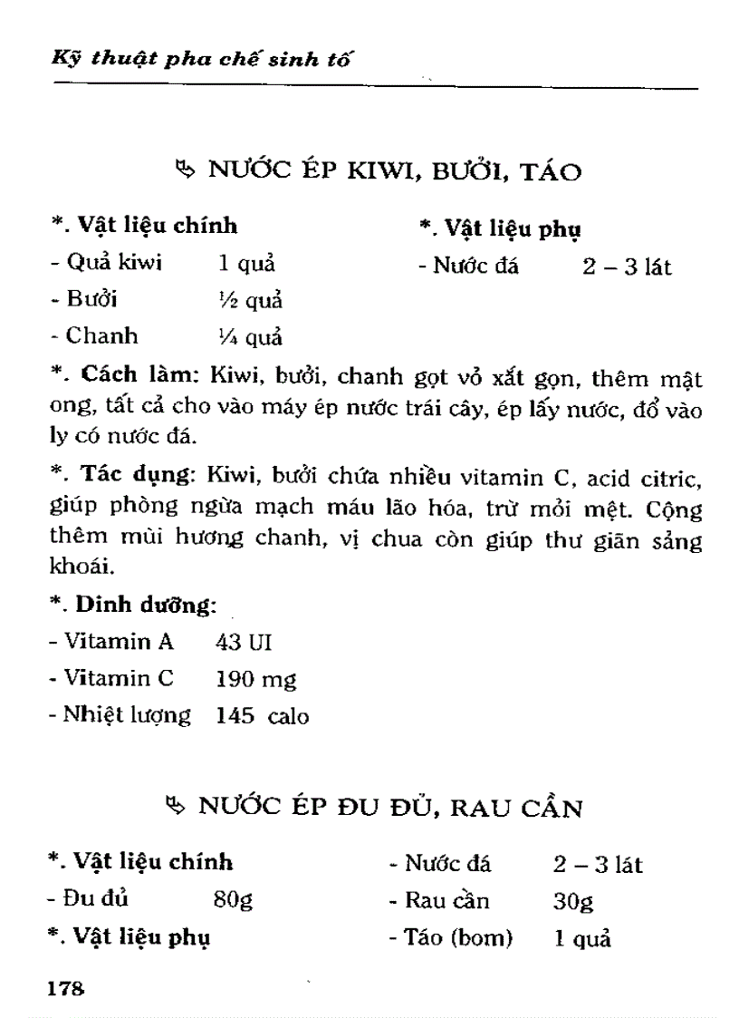 image for page Kỹ thuật pha chế sinh tố làm đẹp trị bệnh