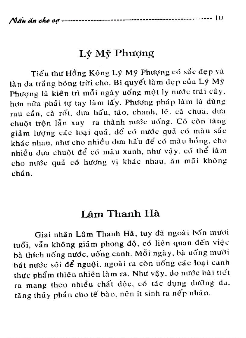 Nấu ăn cho vợ