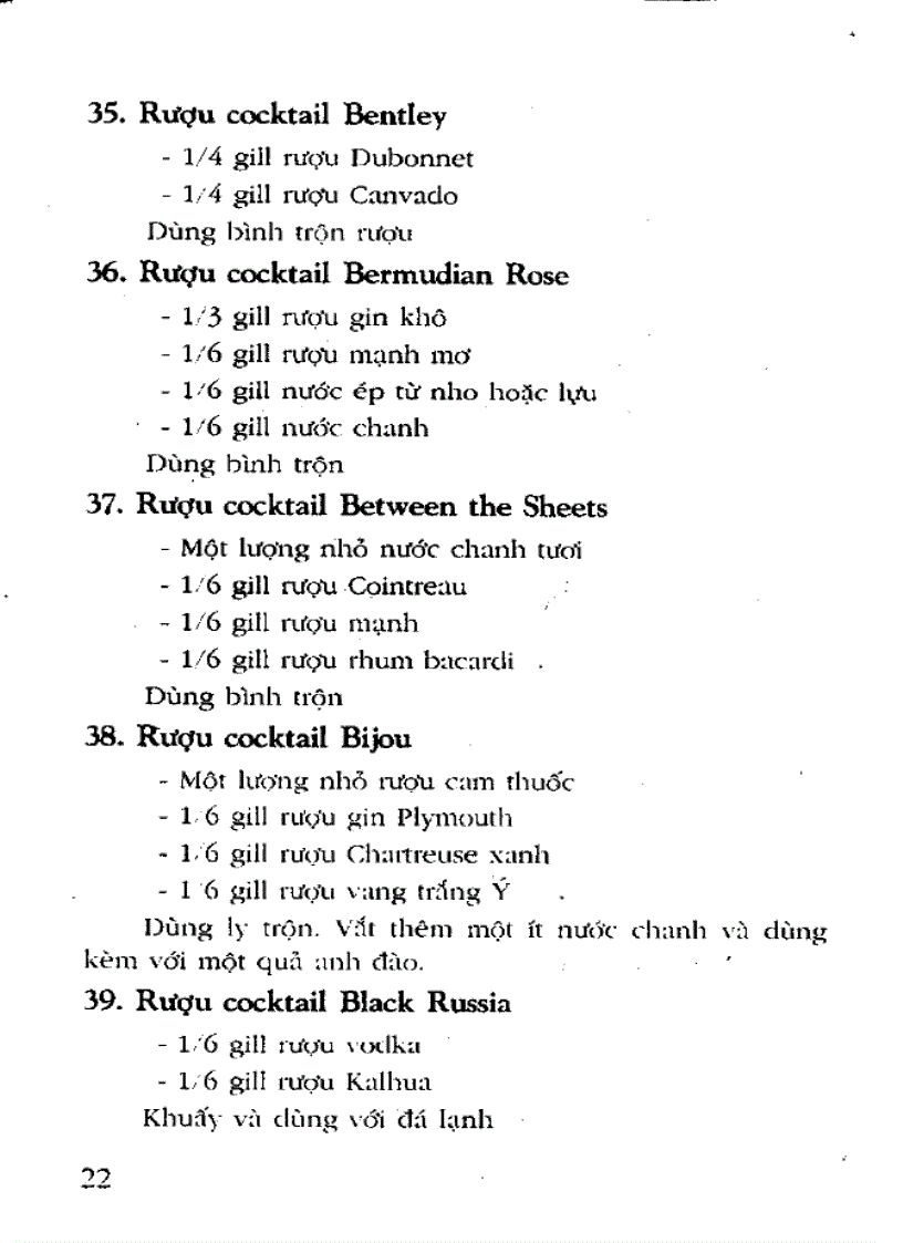 image for page Nghệ Thuật Pha Chế 460 Loại Rượu II