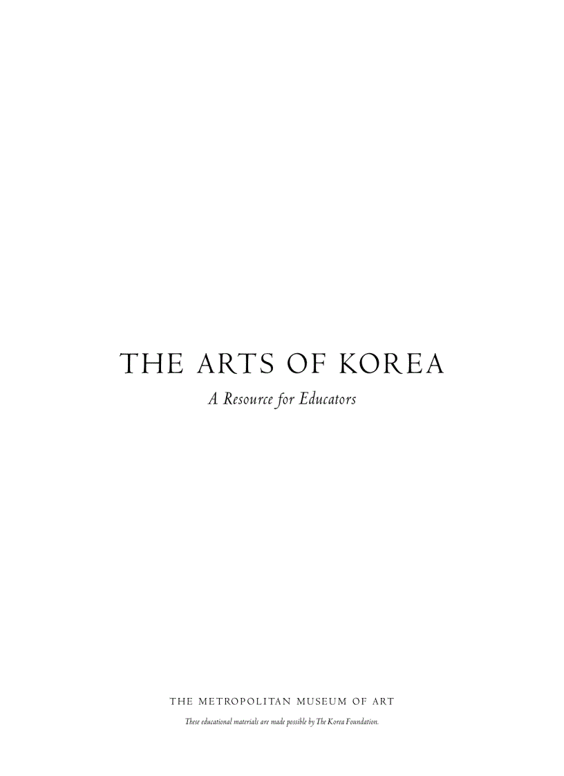 image for page The Art of Korea