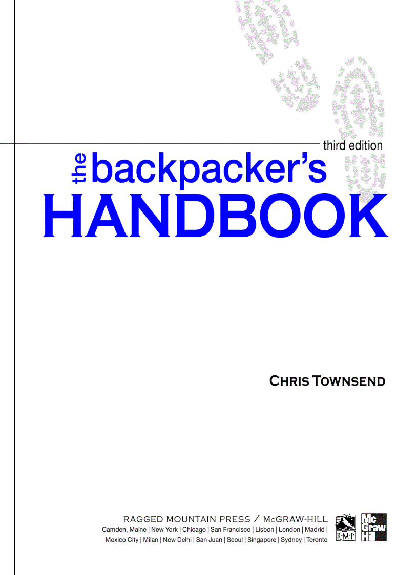 The Backpackers Handbook 3rd Edition