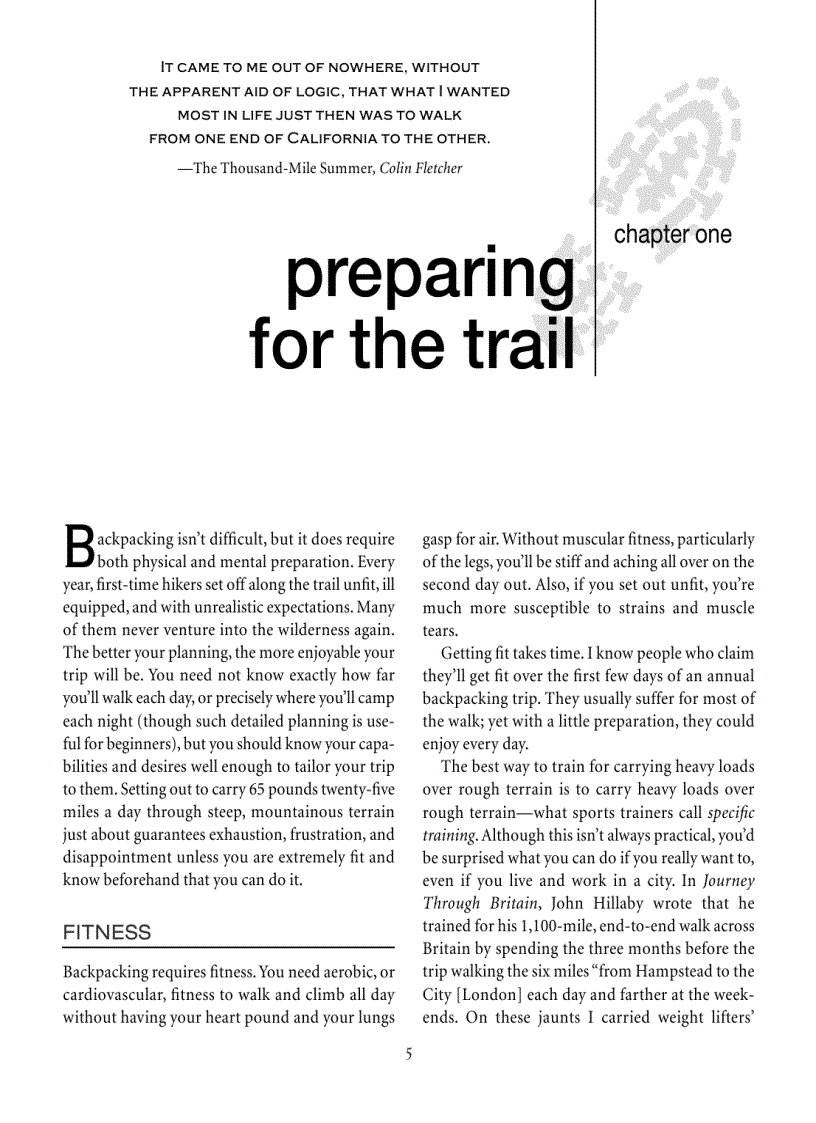 image for page The Backpackers Handbook 3rd Edition