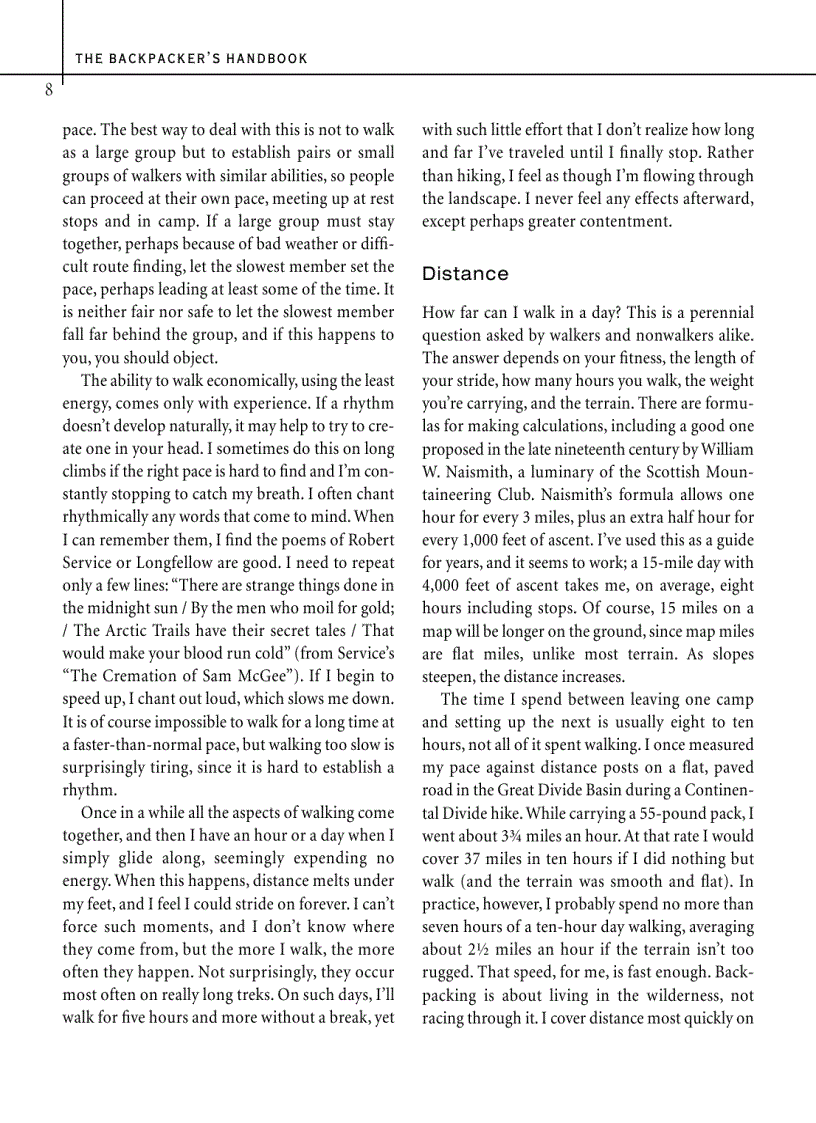 image for page The Backpackers Handbook 3rd Edition