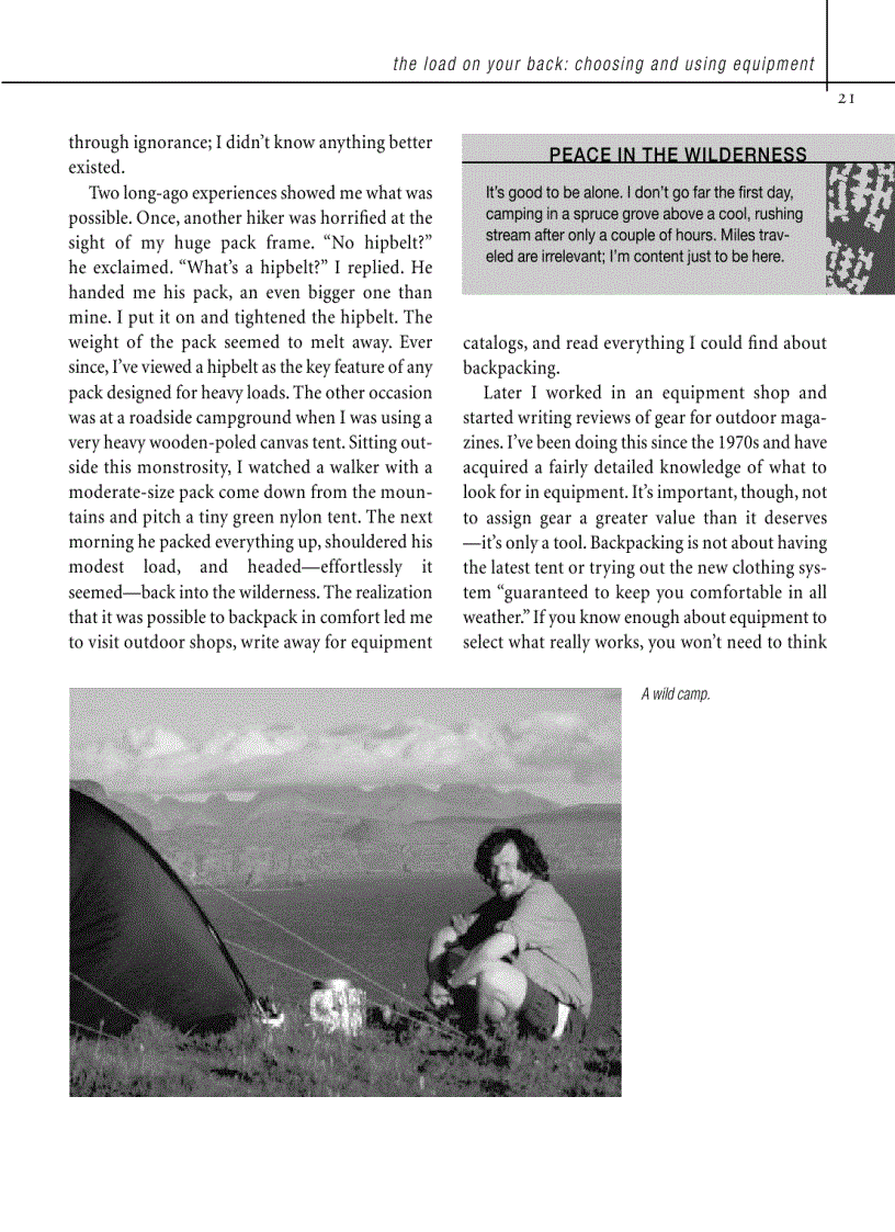 image for page The Backpackers Handbook 3rd Edition