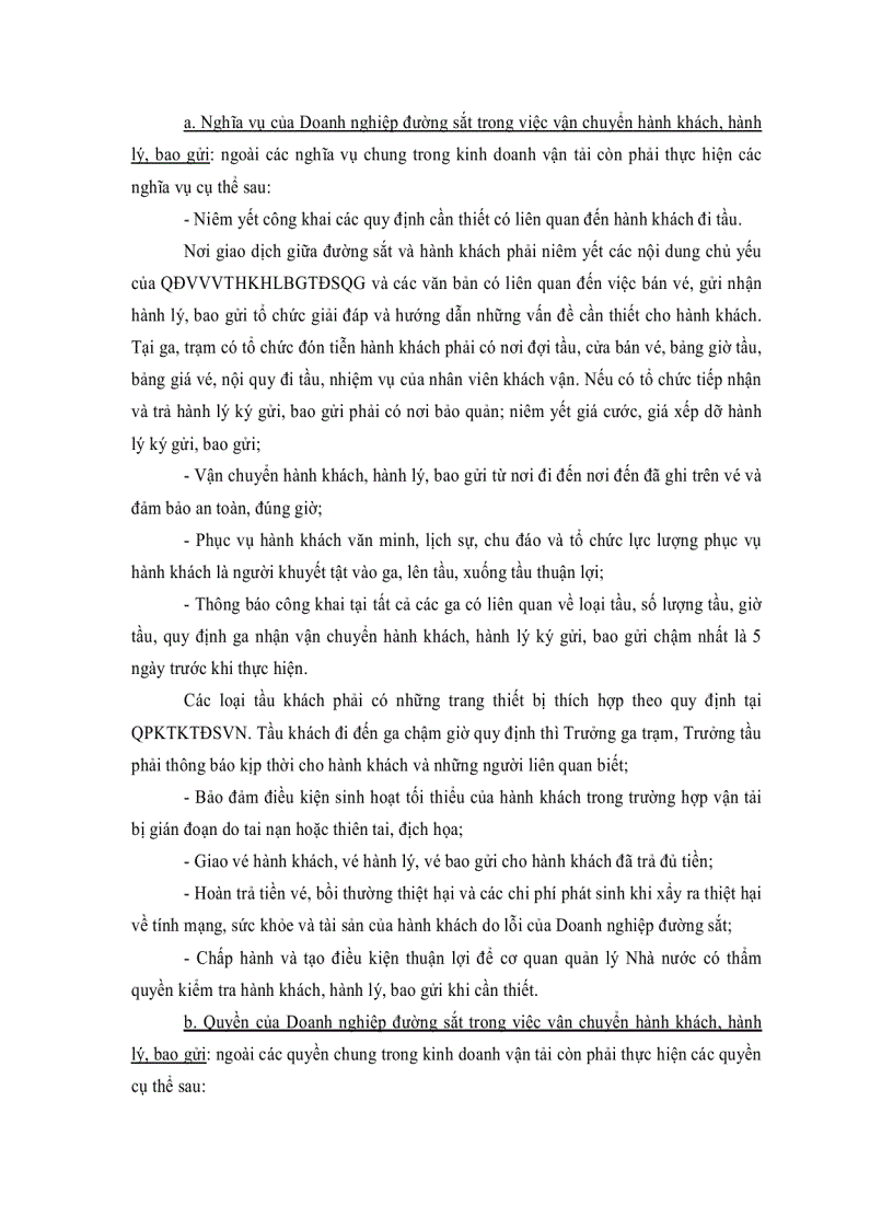 image for page Tổ chức vận chuyển hành khách và du lịch đường sắt