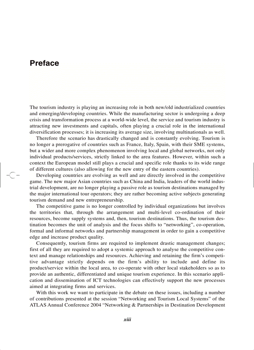 image for page Tourism Local Systems and Networking Advances in Tourism Research