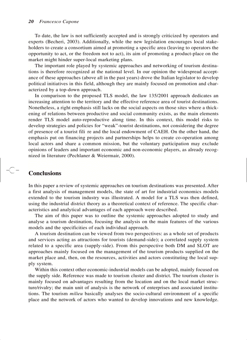image for page Tourism Local Systems and Networking Advances in Tourism Research