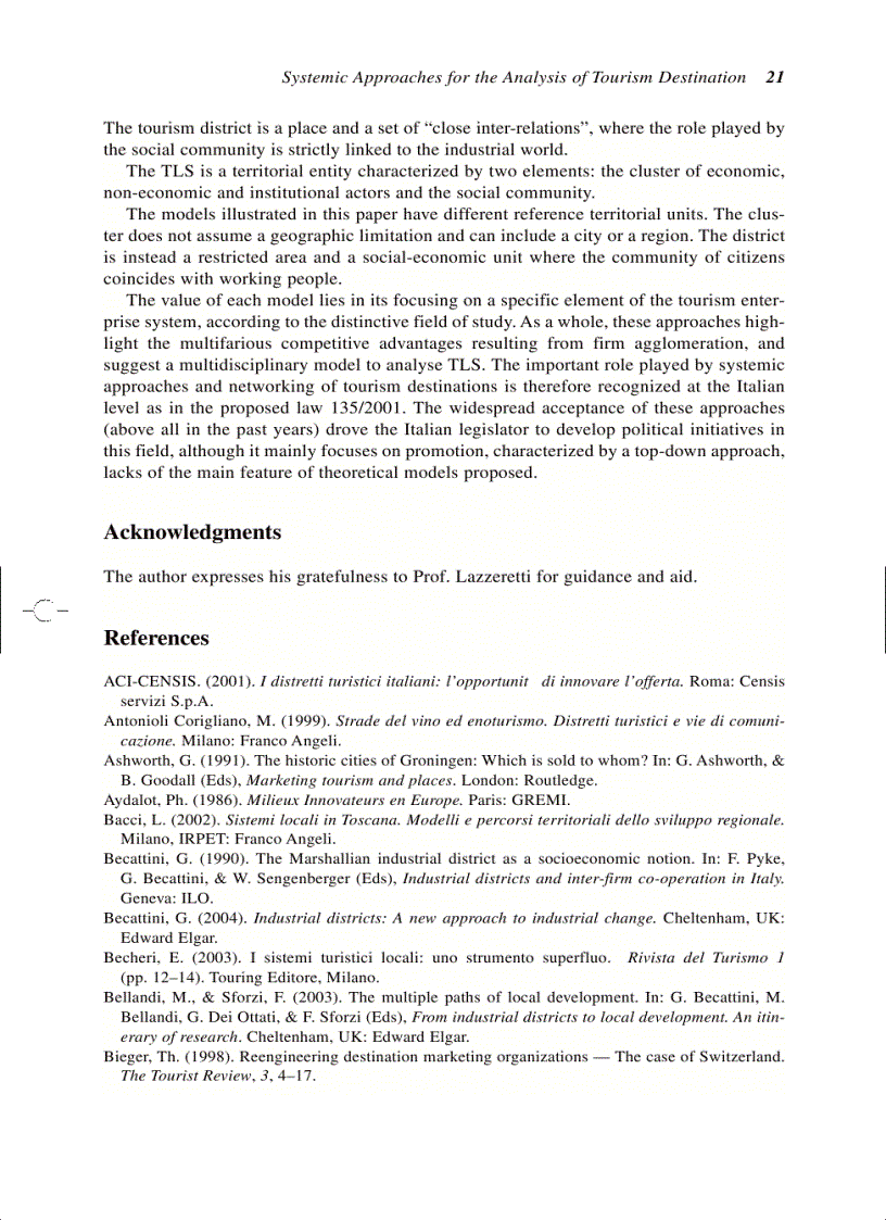 image for page Tourism Local Systems and Networking Advances in Tourism Research