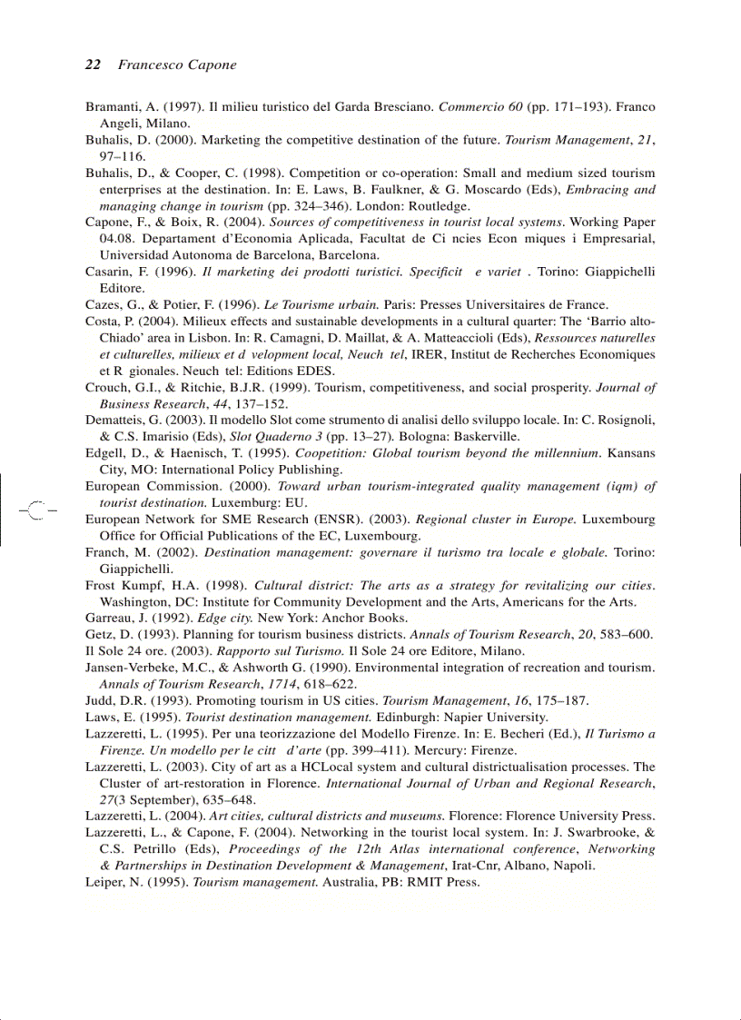 image for page Tourism Local Systems and Networking Advances in Tourism Research