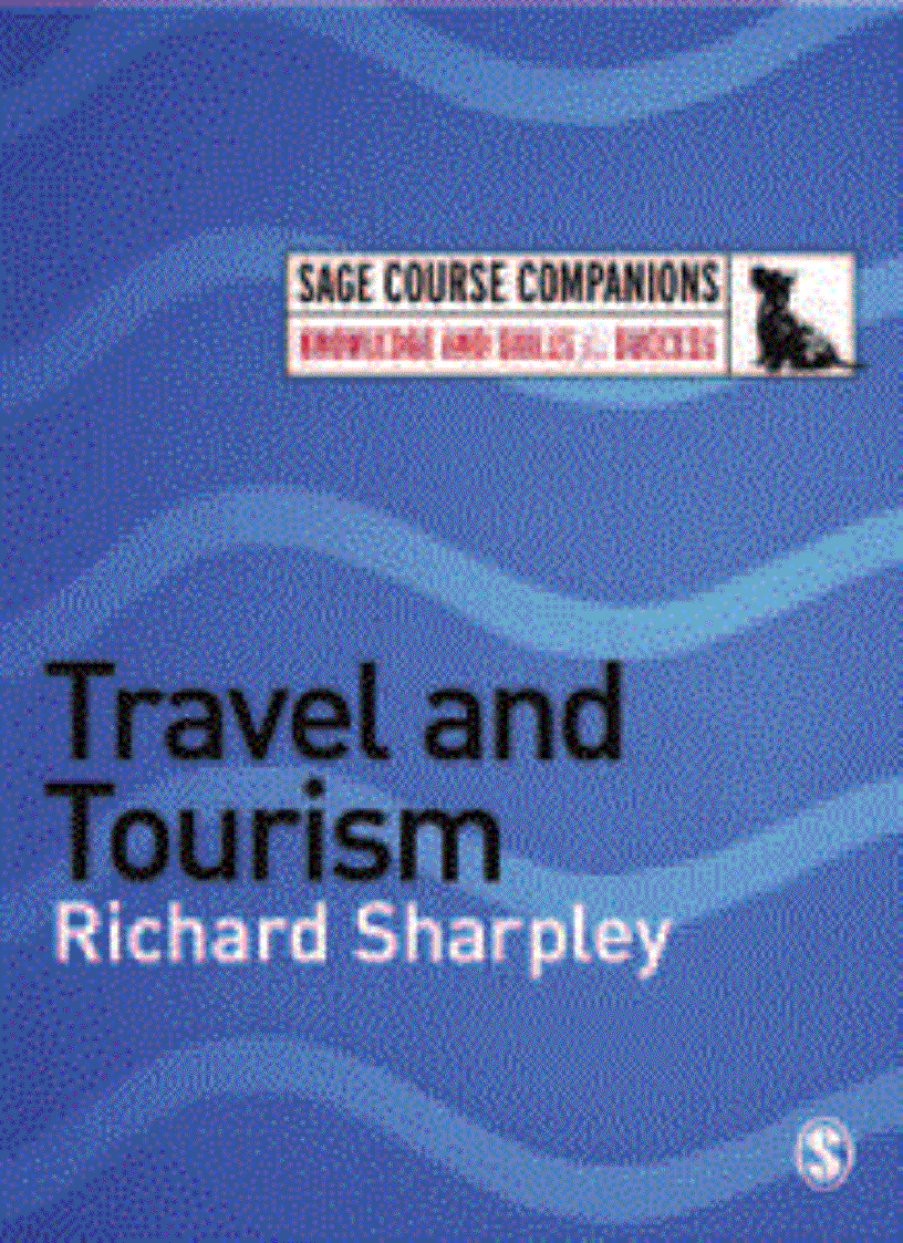 Travel and Tourism SAGE Course Companions