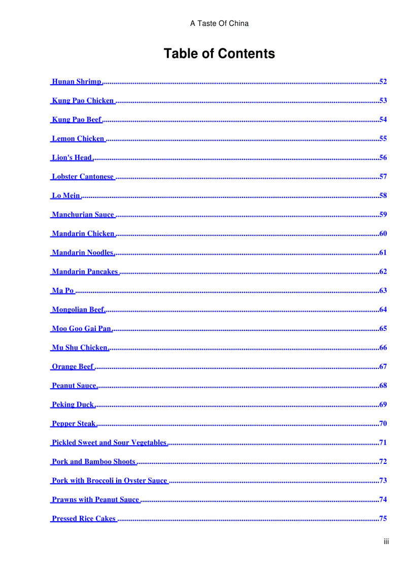 image for page A Taste Of China