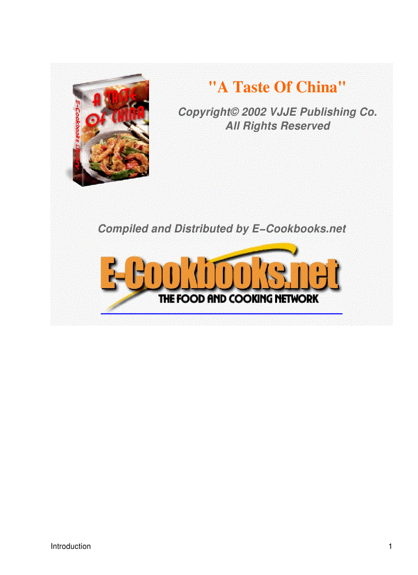 image for page A Taste Of China