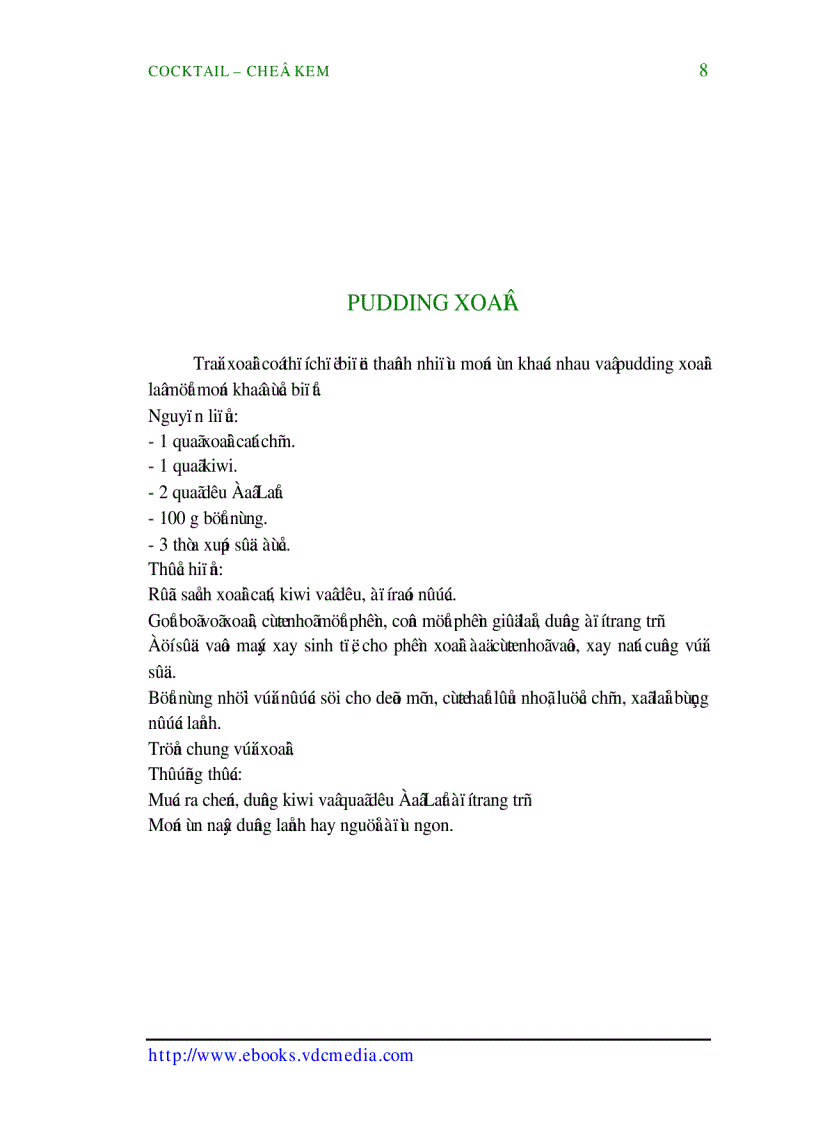 image for page Coctail Chế Kem Quyển II