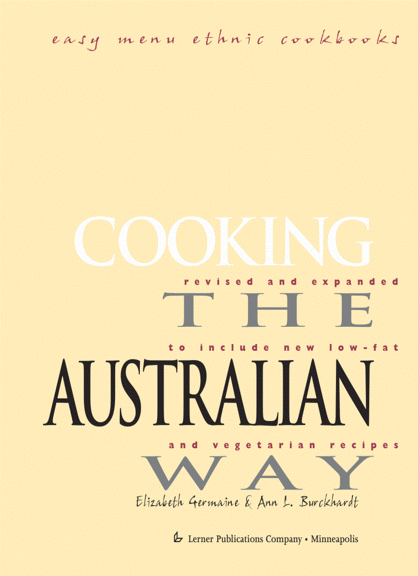 Cooking The Australian Way