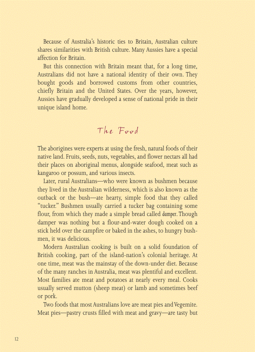 image for page Cooking The Australian Way