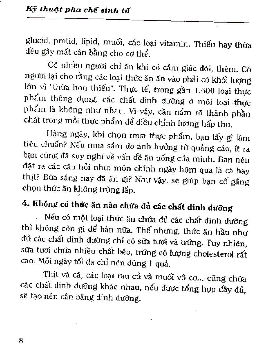 image for page Kỹ Thuật Pha Chế Sinh Tố