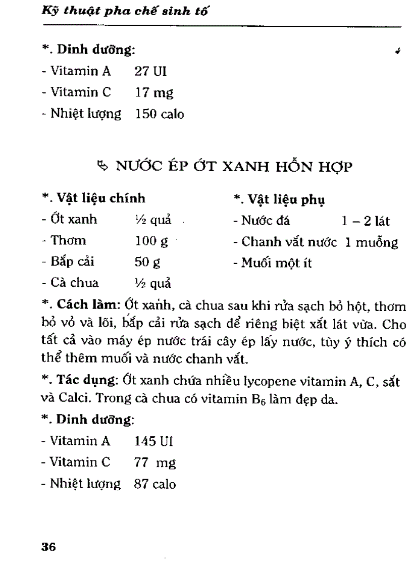 image for page Kỹ Thuật Pha Chế Sinh Tố