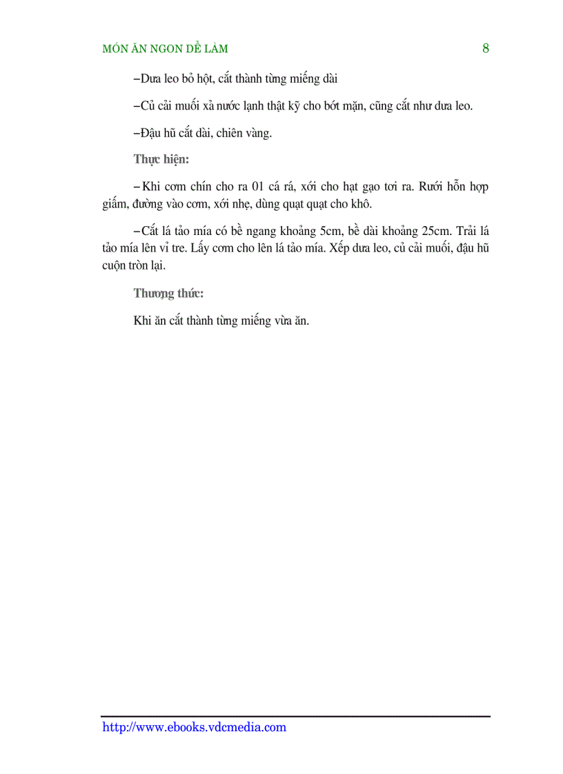 image for page Món Ăn Ngon Dễ Làm