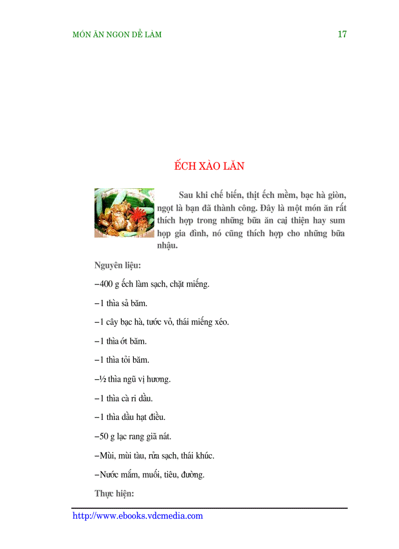 image for page Món Ăn Ngon Dễ Làm
