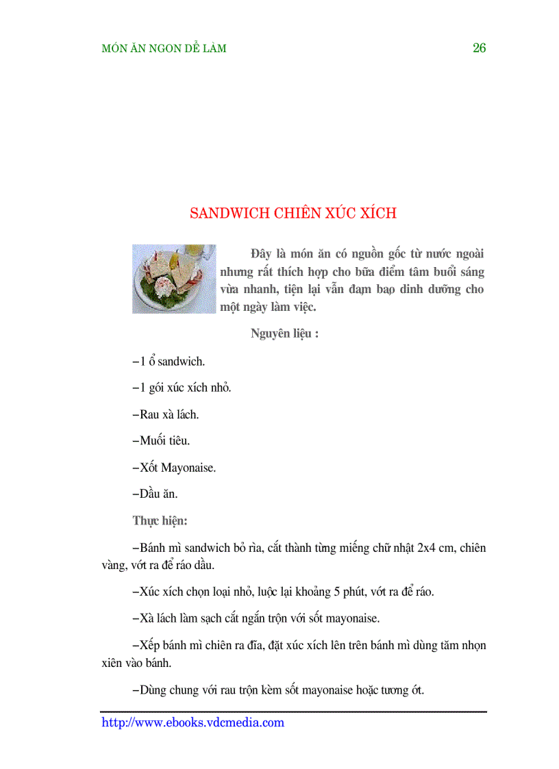 image for page Món Ăn Ngon Dễ Làm