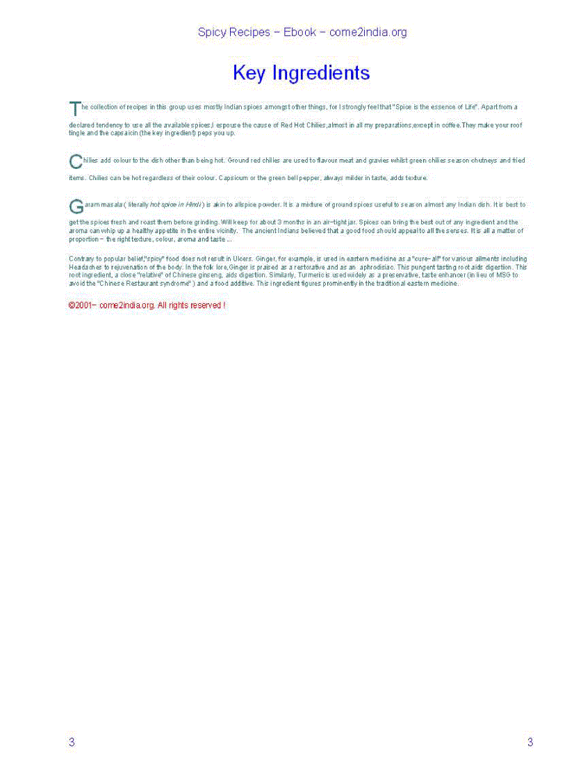 image for page Spicy Indian Recipes