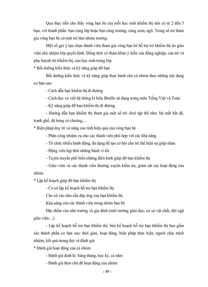 image for page Đại Cương Về Giáo Dục Trẻ Khiếm Thị