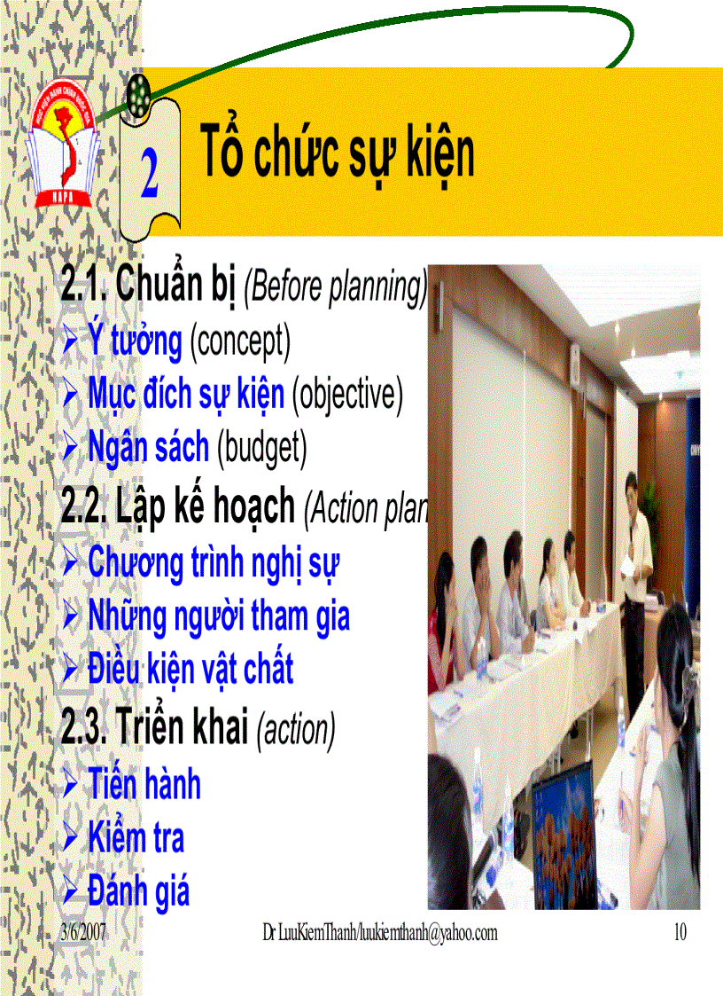 image for page Tổ Chức Sự Kiện