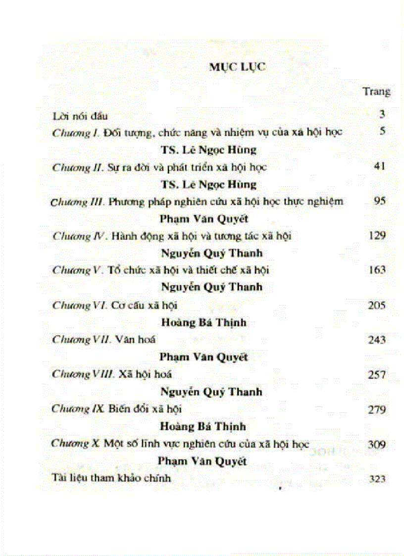 image for page Xã Hội Học