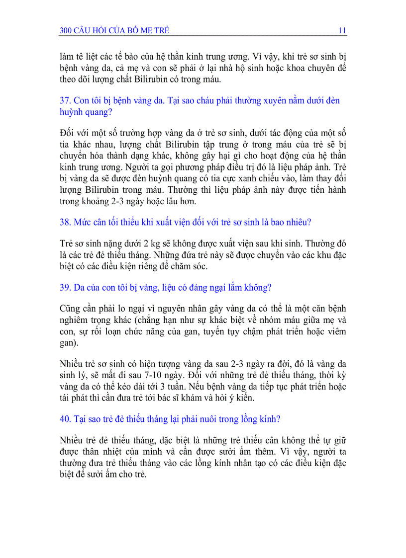 image for page 300 Câu hỏi và trả lời dành cho bố mẹ trẻ