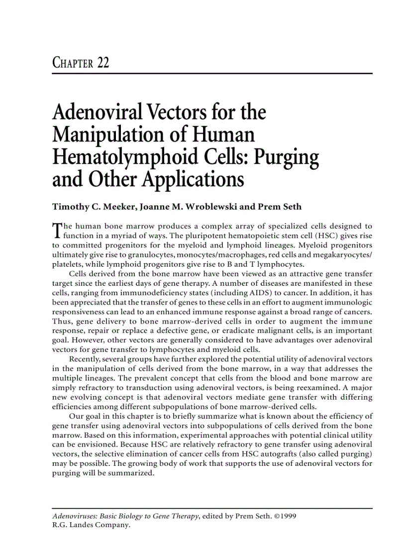 image for page Adenoviruses Basic Biology to Gene Therapy