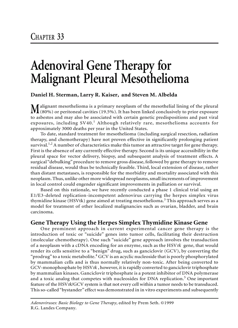 image for page Adenoviruses Basic Biology to Gene Therapy