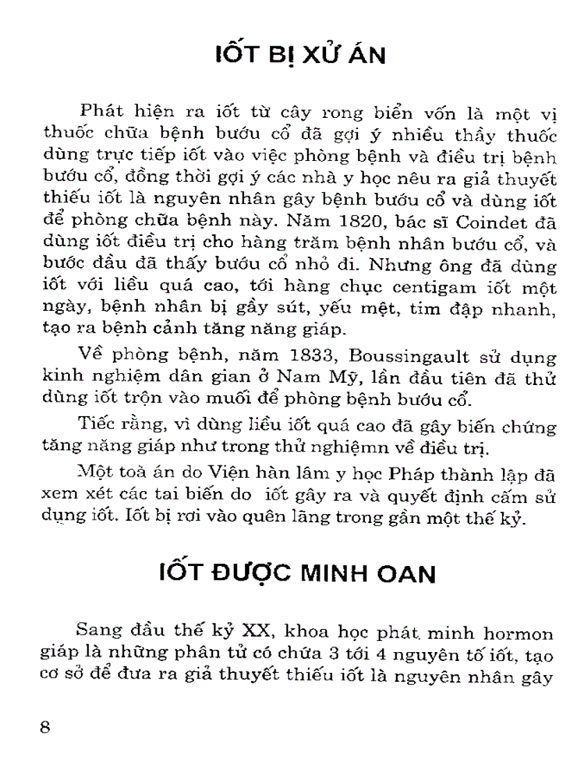 image for page Bệnh bướu cổ và muối Iốt tái bản lần 2