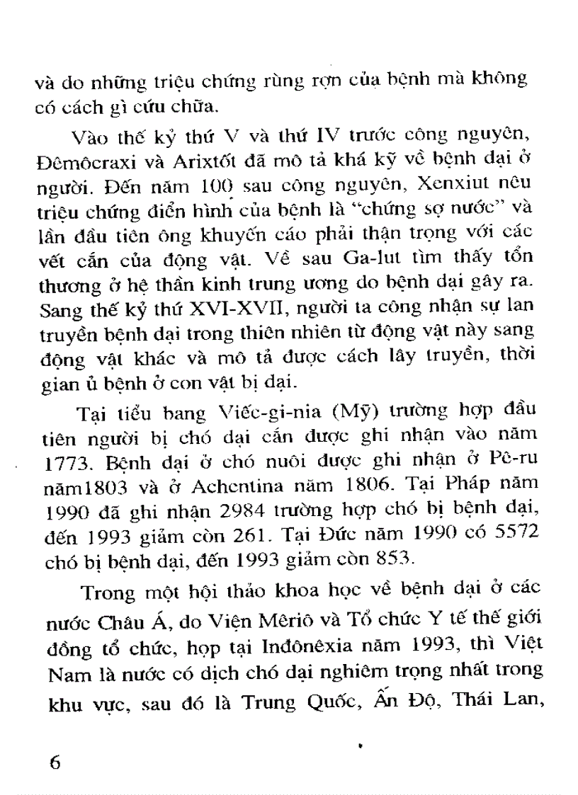 image for page Bệnh dại và phòng dại cho người và chó
