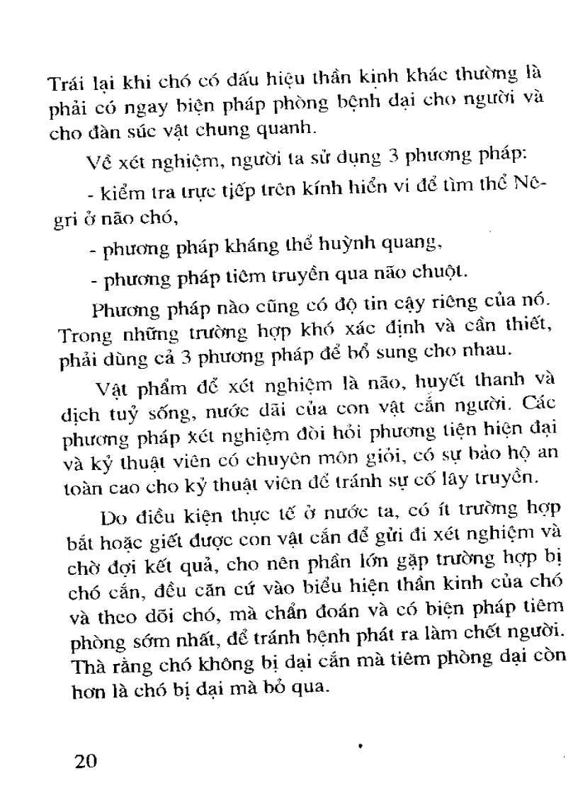 image for page Bệnh dại và phòng dại cho người và chó