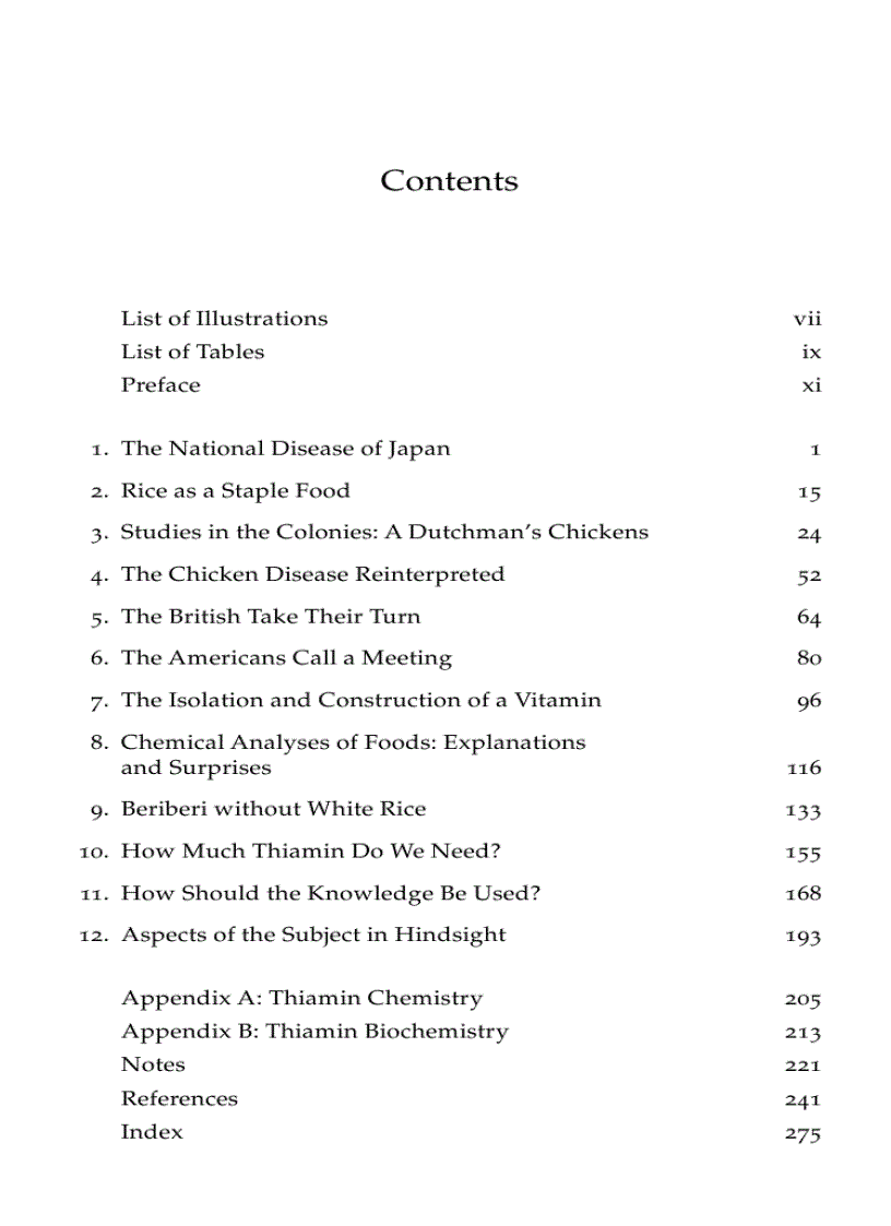 image for page Beriberi White Rice and Vitamin B