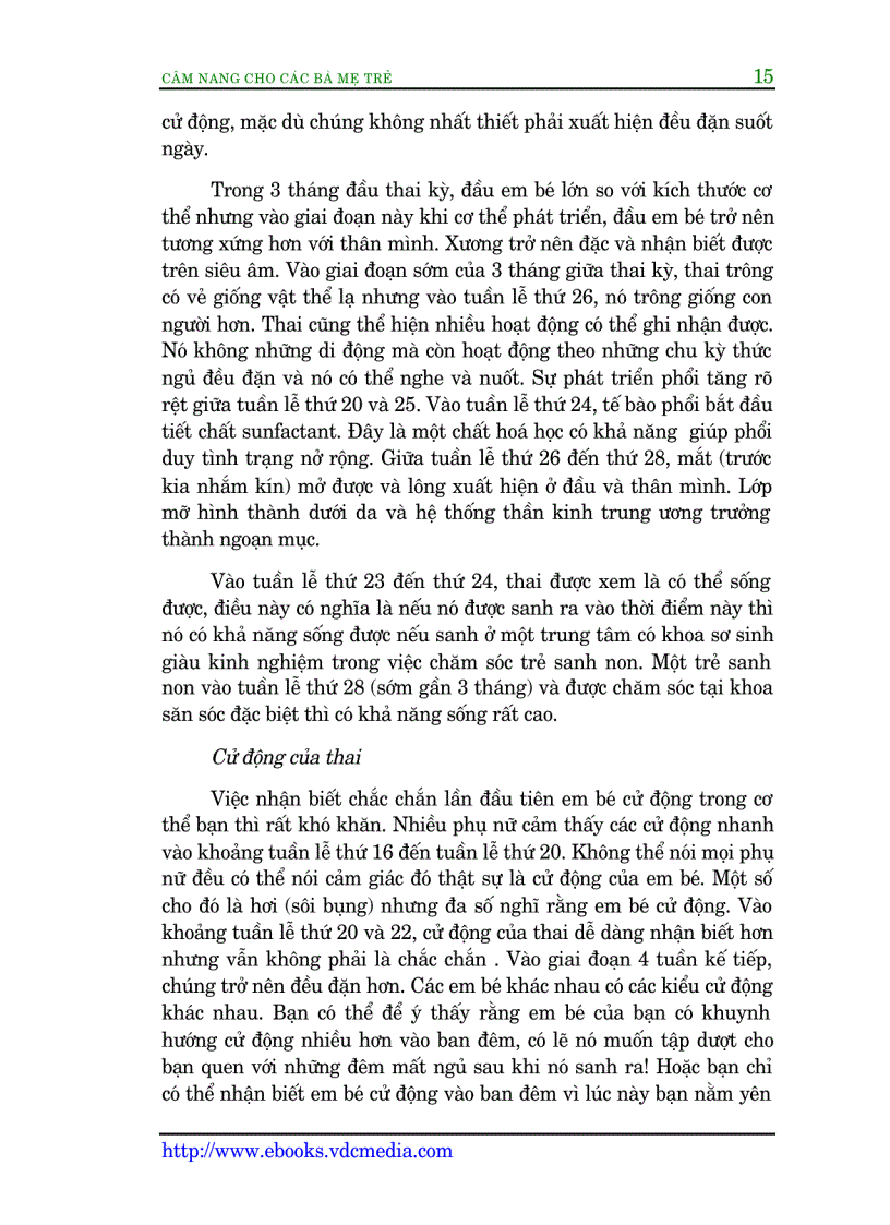 image for page Cẩm nang cho các bà mẹ trẻ Mang thai và Sinh đẻ