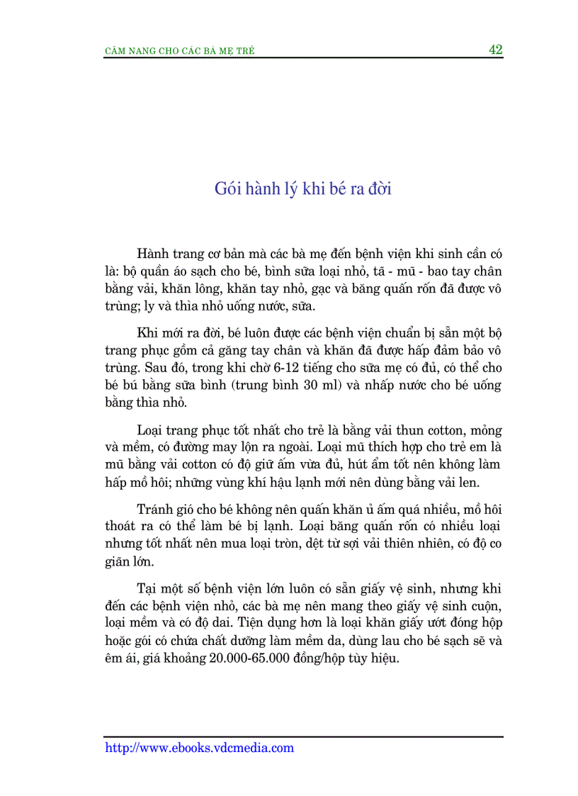 image for page Cẩm nang cho các bà mẹ trẻ Mang thai và Sinh đẻ