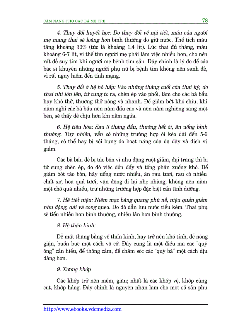 image for page Cẩm nang cho các bà mẹ trẻ Mang thai và Sinh đẻ