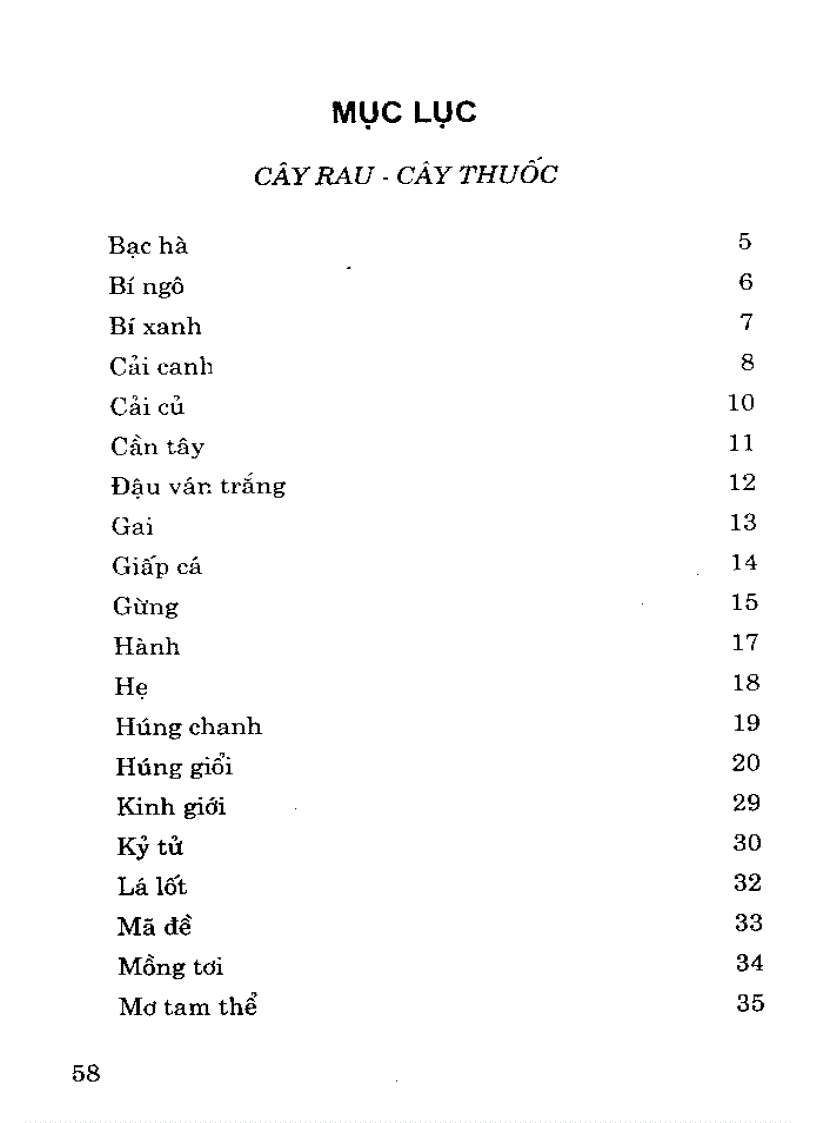 image for page Cây rau cây thuốc