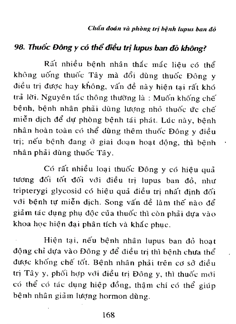 image for page Chuẩn đoán và phòng trị bệnh Lupus ban đỏ
