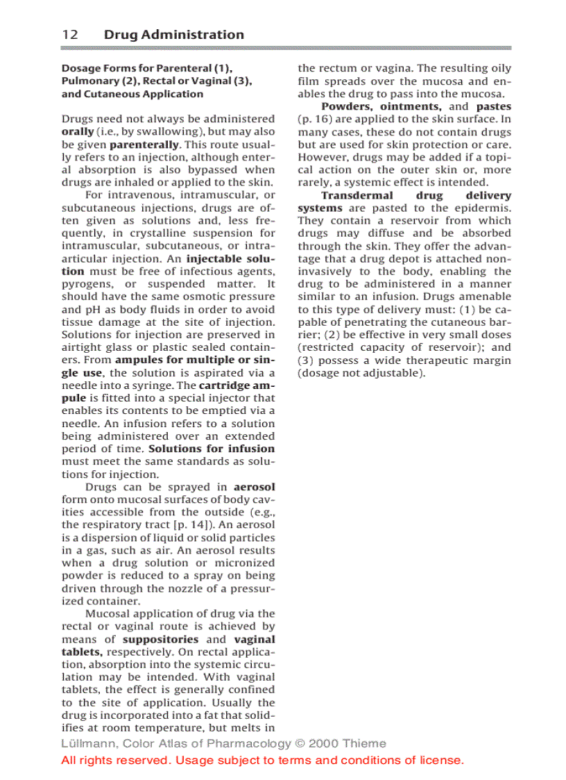 image for page Color Atlat of Pharmacology 2edition