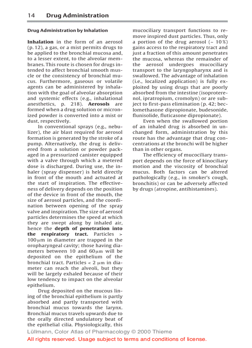 image for page Color Atlat of Pharmacology 2edition