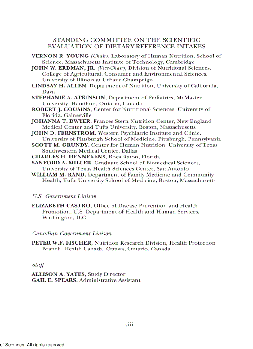 image for page Dietary Reference Intakes for Vitamin C Vitamin E Selenium and Carotenoids