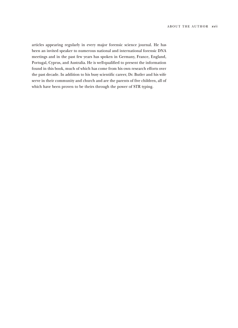 image for page Forensic DNA Typing Second Edition Biology Technology and Genetics of STR Markers