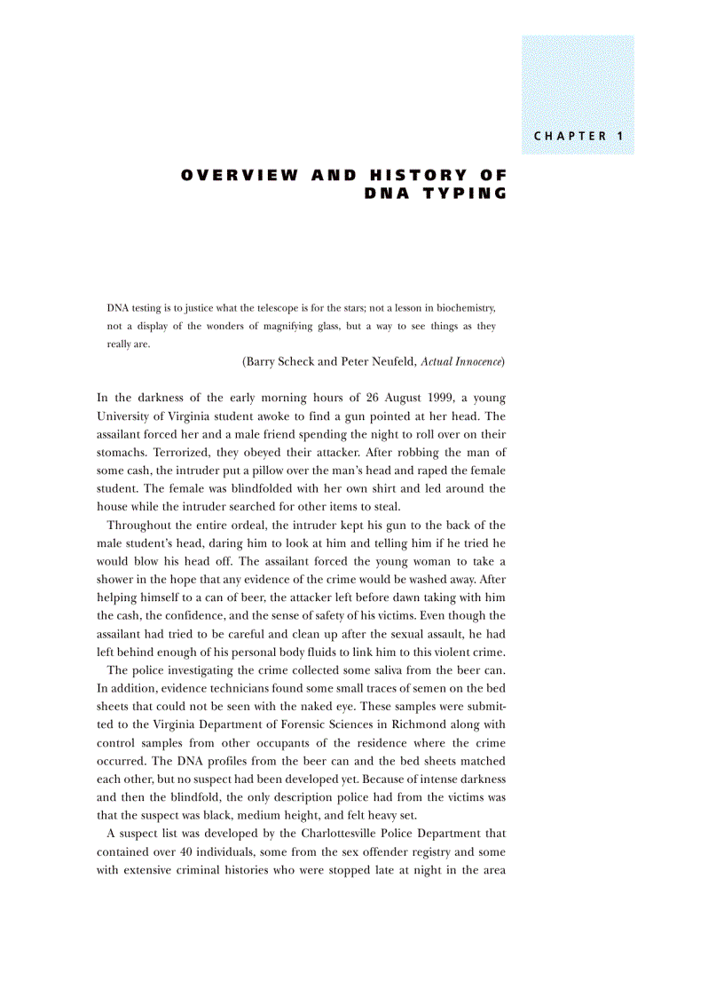 image for page Forensic DNA Typing Second Edition Biology Technology and Genetics of STR Markers