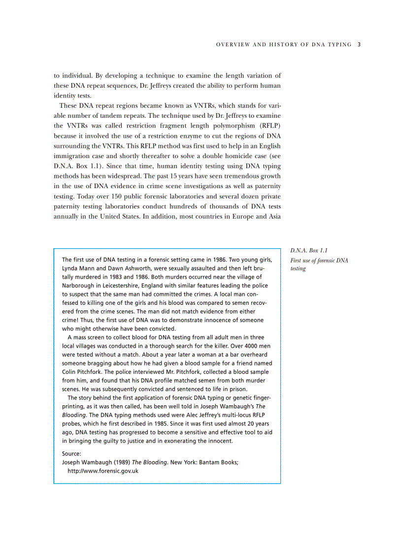 image for page Forensic DNA Typing Second Edition Biology Technology and Genetics of STR Markers
