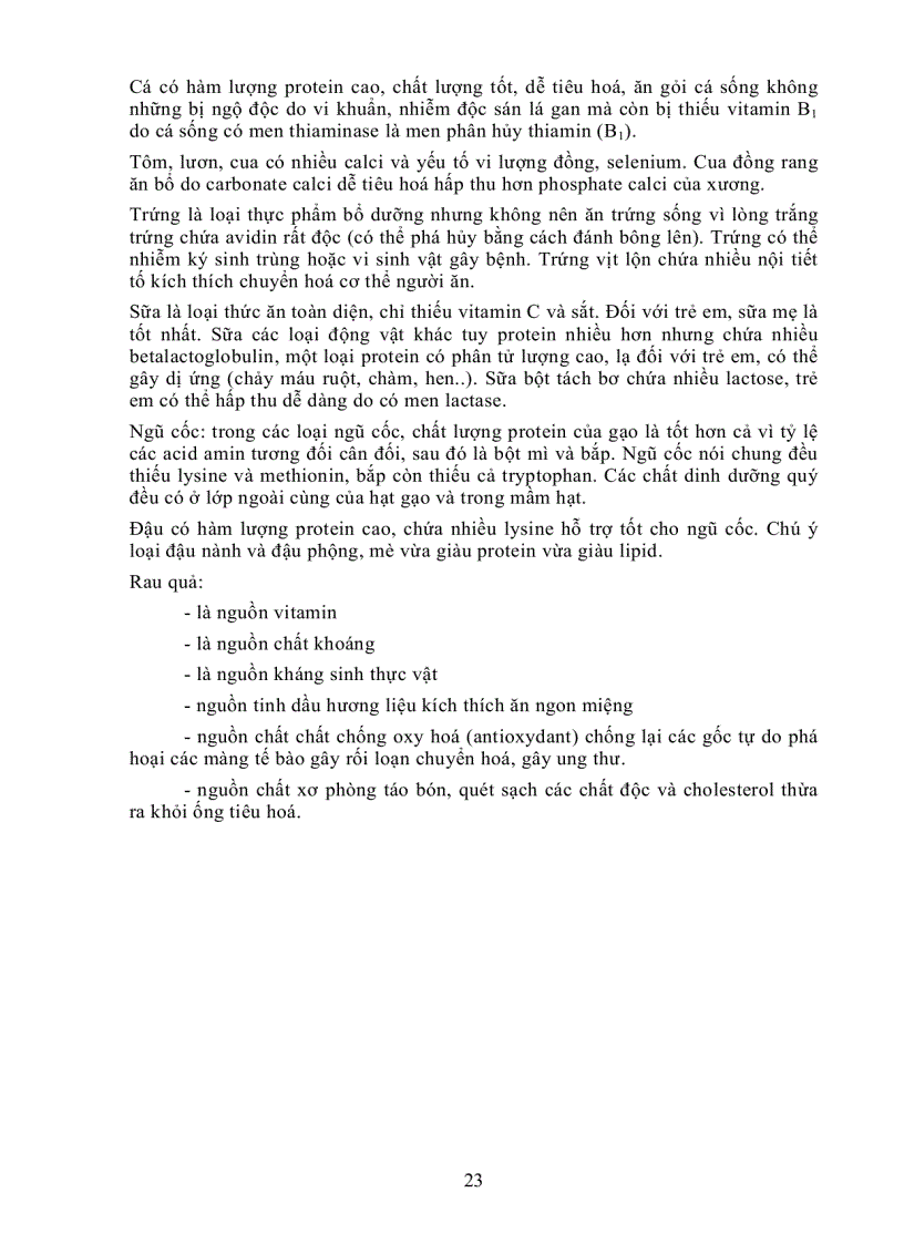 image for page Giáo Trình Dinh Dưỡng Người