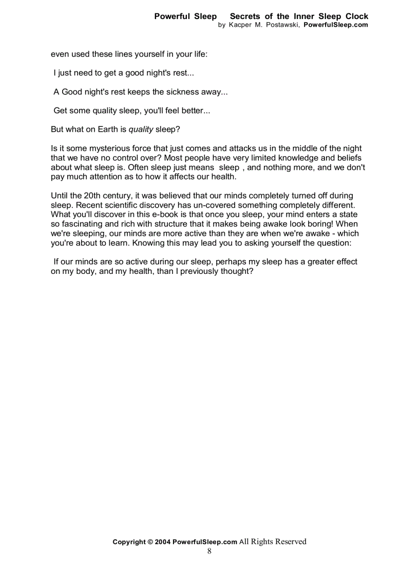 image for page How To Sleep Less and Have More Energy Than You Ever Had Before