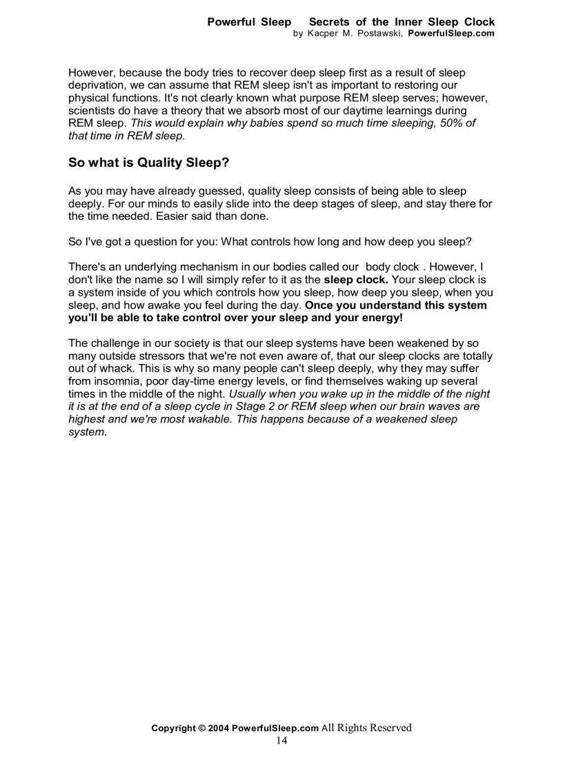 image for page How To Sleep Less and Have More Energy Than You Ever Had Before